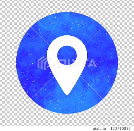 青色の星空｜マップアイコン 123710852