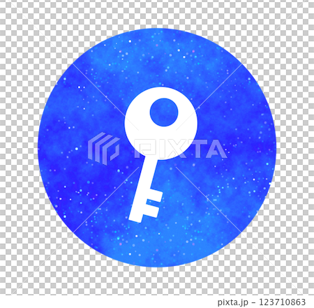 Blue starry sky | Key icon Blue starry sky | Key icon 123710863