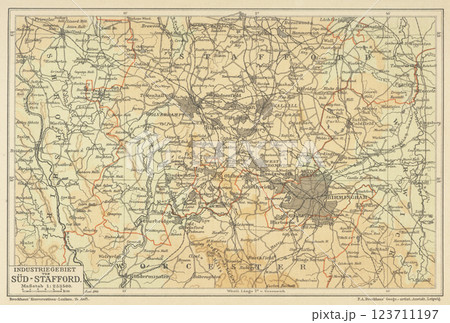 20世紀初期　世界地図　イギリス 123711197