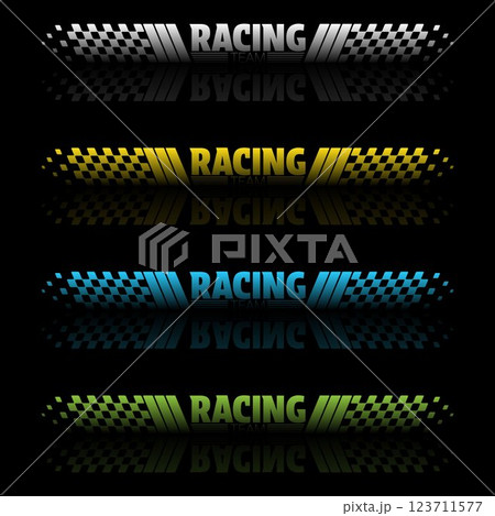 Racing colour lines mirror 123711577