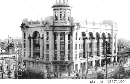 古写真 1918-1923年 東京 上野 松坂屋呉服店 古写真 1918-1923年 東京 上野 松坂屋呉服店 123711904