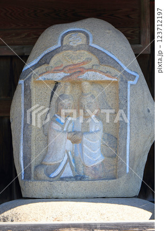 安曇野穂高 等々力の道祖神 安曇野穂高 等々力の道祖神 123712197