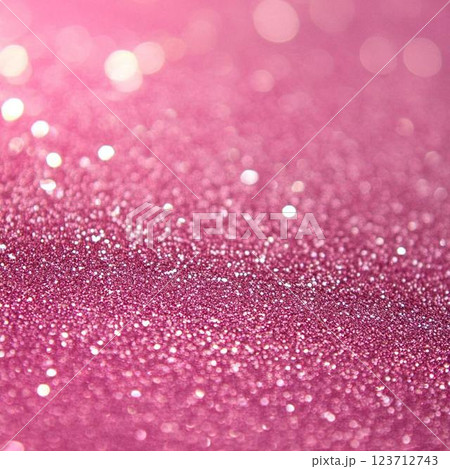 ピンク色の背景に水滴がついた水滴 123712743
