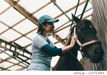 involved with horses 123712943