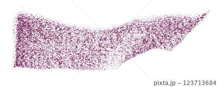 Separate dark purple crayon brush strokes on transparent background. 123713684