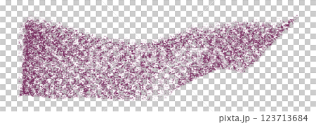 Separate dark purple crayon brush strokes on transparent background. 123713684
