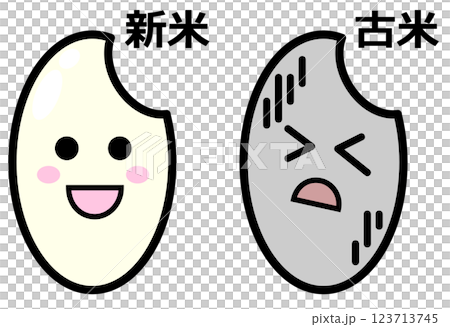 美味的新米和難吃的陳米(日本料理的主食)的插圖 美味的新米和難吃的陳米(日本料理的主食)的插圖 123713745