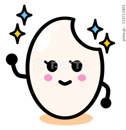 日本食で主食となる新米で美味しいお米のイラスト 123713801
