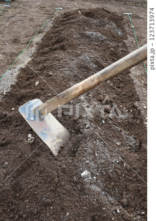 畑 土づくり 畑 土づくり 123713974