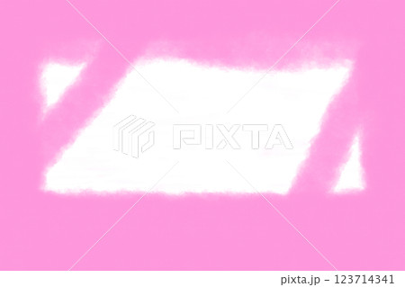 イラスト素材: ピンク背景と白の抽象画 白枠 イラスト素材: ピンク背景と白の抽象画 白枠 123714341