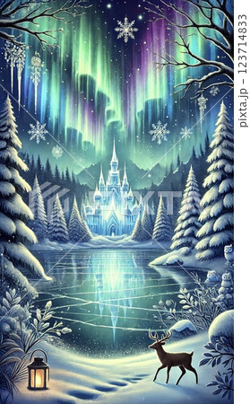 クリスマスイラスト 123714833