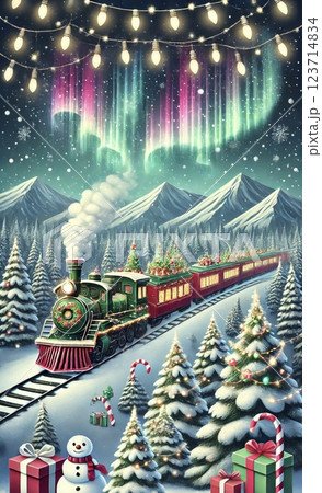 クリスマスイラスト 123714834