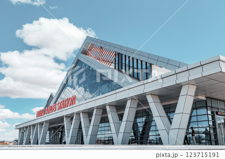 Mombasa Nairobi Standard Gauge Railway, completed in 2017, was built as the first phase of the Kenya Standard Gauge Railway. It is a standard gauge railway in Kenya that connects the large Indian Ocea 123715191