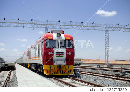 Mombasa Nairobi Standard Gauge Railway, completed in 2017, was built as the first phase of the Kenya Standard Gauge Railway. It is a standard gauge railway in Kenya that connects the large Indian Ocea 123715220