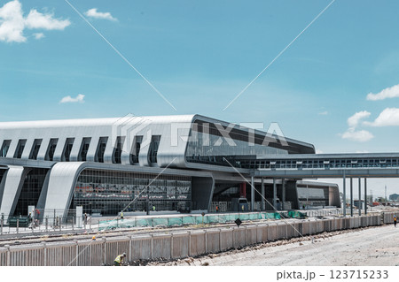 Mombasa Nairobi Standard Gauge Railway, completed in 2017, was built as the first phase of the Kenya Standard Gauge Railway. It is a standard gauge railway in Kenya that connects the large Indian Ocea 123715233