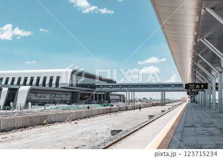 Mombasa Nairobi Standard Gauge Railway, completed in 2017, was built as the first phase of the Kenya Standard Gauge Railway. It is a standard gauge railway in Kenya that connects the large Indian Ocea 123715234