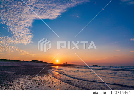 【静岡県】中田島砂丘　日の出 123715464