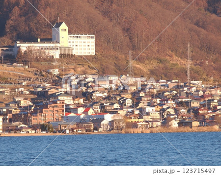 諏訪湖　　長野県下諏訪町 123715497