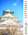 大阪城の天守閣 123716831