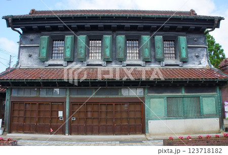 喜多方の町並み 蔵の町 旧甲斐家蔵住宅 喜多方の町並み 蔵の町 旧甲斐家蔵住宅 123718182