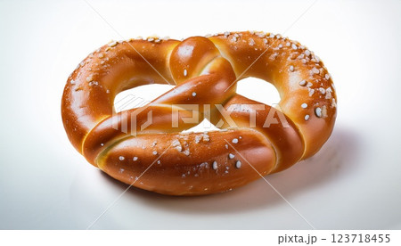 単体で配置されたプレッツェル 123718455