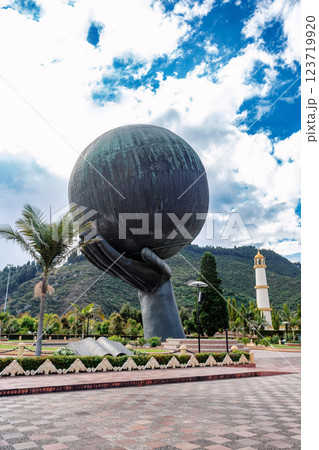 Biopark Wakata Monument to God, Jaime Duque Park, Metropolitan Area of Bogota, Colombia. 123719920