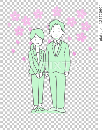 入學典禮上的櫻花 123720604