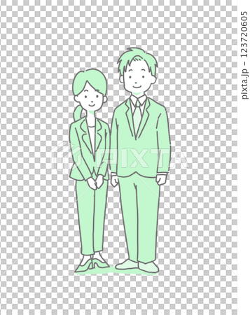 年輕人和婦女的例證衣服的 123720605