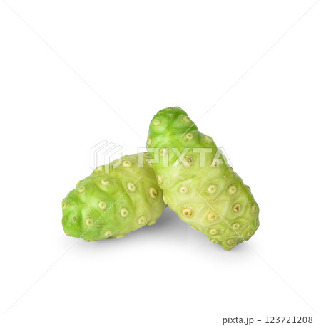 Noni fruit isolated on white background 123721208