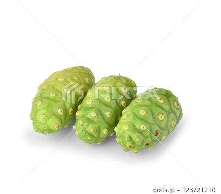 Noni fruit isolated on white background 123721210
