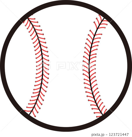 野球のボール 123721447