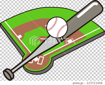 スタジアム_野球場 123721448