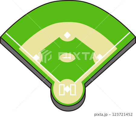 スタジアム_野球場 123721452