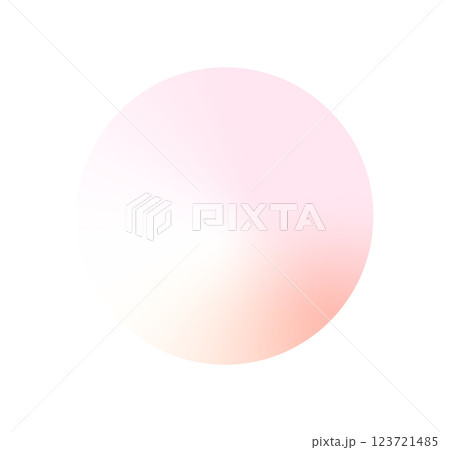 グラデーションの丸いアイコン3 123721485