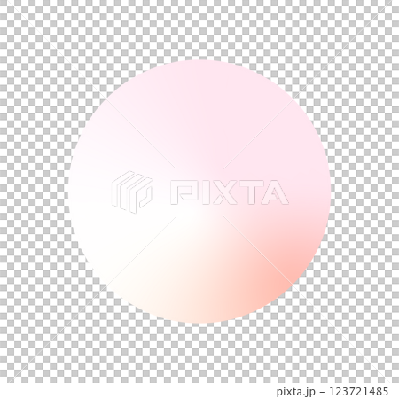 グラデーションの丸いアイコン3 123721485