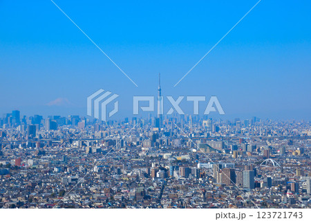 都市風景　東京 123721743