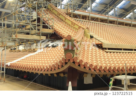 首里城屋根 123722515