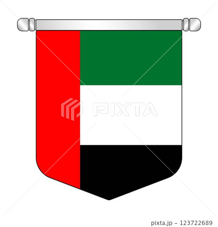 United Arab Emirates national hanging pennant flag 123722689