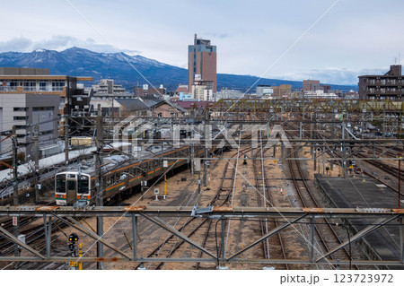 新前橋駅に隣接する高崎車両センター 123723972