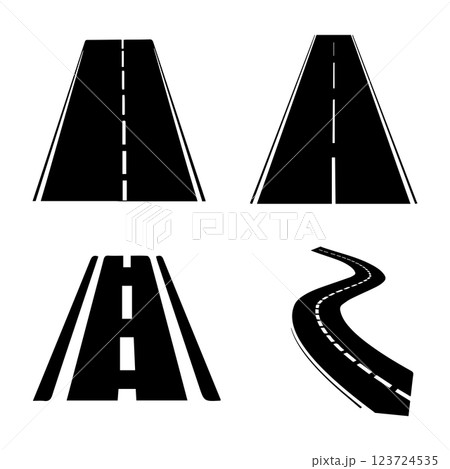 highway icon vectors illustration 123724535