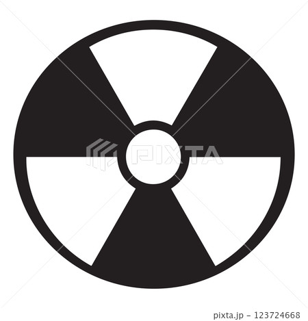 nuclear bomb icon vectors illustration 123724668