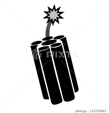 dynamite bomb icon vectors illustration 123724683