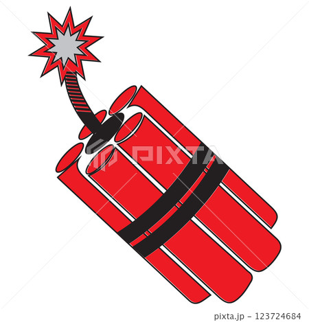 dynamite bomb icon vectors illustration dynamite bomb icon vectors illustration 123724684
