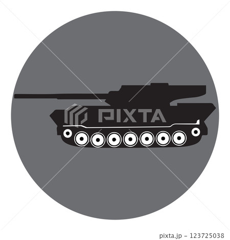 armored tank vector illustration symbol design armored tank vector illustration symbol design 123725038