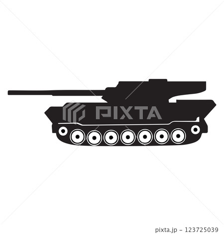 armored tank vector illustration symbol design 123725039