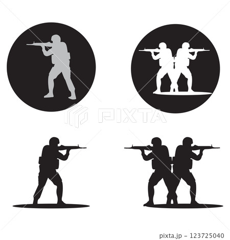sniper vector illustration symbol design 123725040