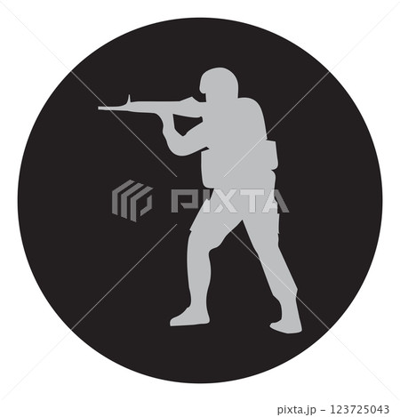 sniper vector illustration symbol design 123725043