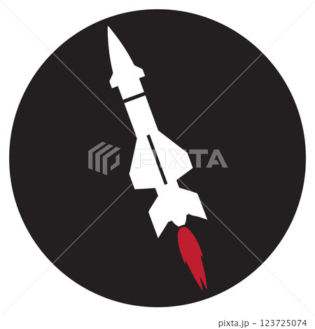 missile and rocket icon vector illustration missile and rocket icon vector illustration 123725074
