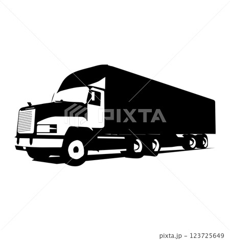 vector car large vehicle symbol illustration 123725649
