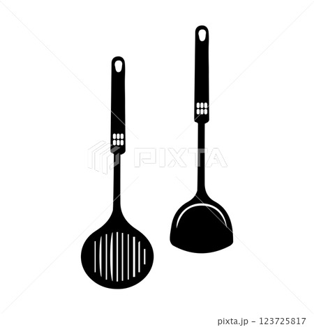 household equipment icons vectors 123725817